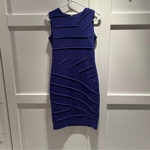 Calvin Klein Royal Blue Sleeveless Midi Dress